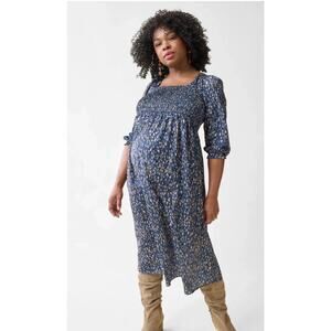 Ingrid & Isabel Breeze Maternity Midi Dress in Size XL